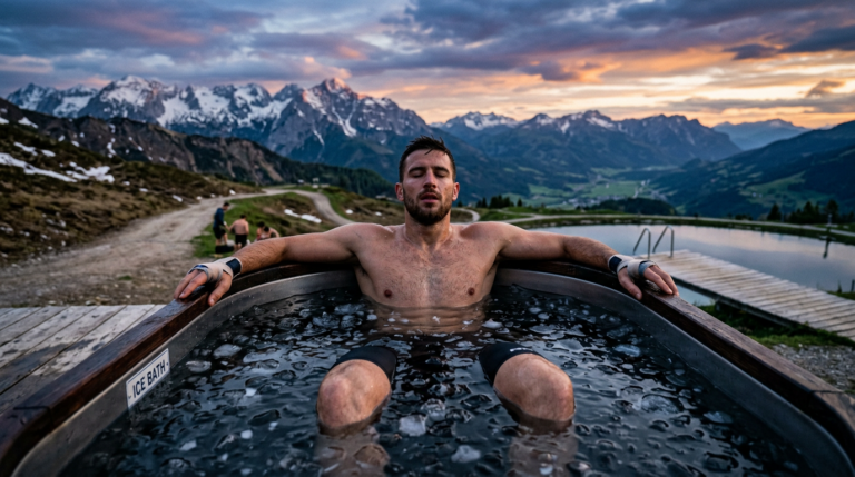 Eisbad für Sportler: Wie Kälte die Regeneration beschleunigt