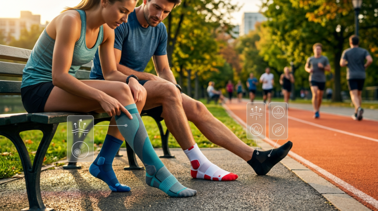 Laufsocken Funktion Vergleich – Materialien & Passform